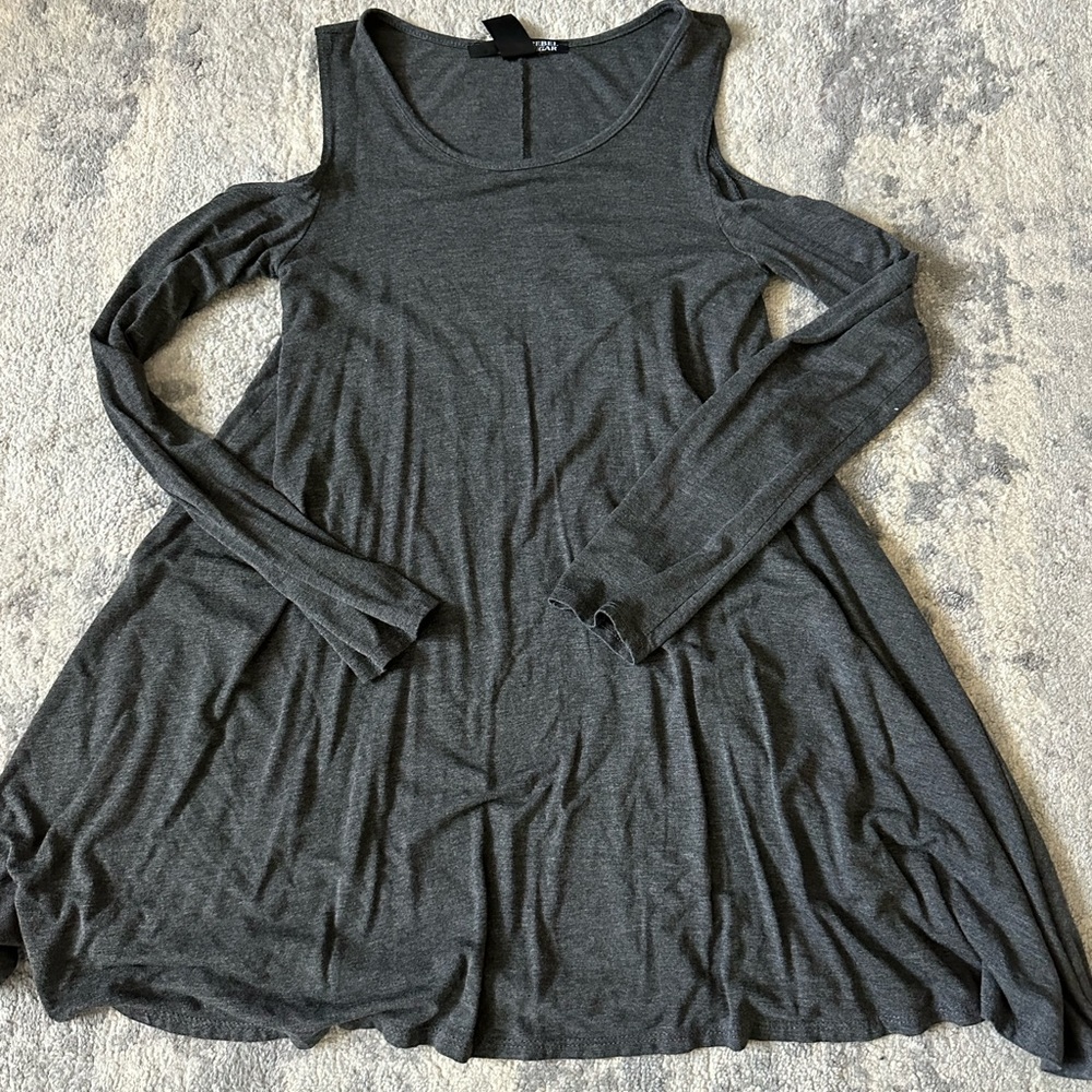 Cut-Out Shoulder Dress
